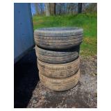 4 Michelin Latitude Tour Tires P225/65R17