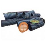 Corrugated Drain Pipes and Grates*