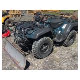 Suzuki KingQuad 300 4x4 ATV with Plow