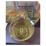 Metal Wire Baskets and Rack