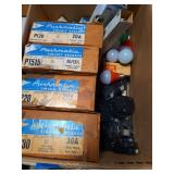 Pushmatic Circuit Breakers & Bulbs