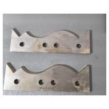 Williams & Hussey molding knives set