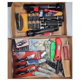 Utility Knives and Flashlights