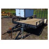 2019 Steel Frame Trailer Wood Deck 14'x73'