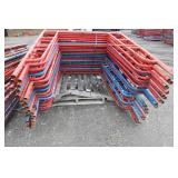 25 U-shape Scaffolding Uprights, 60' x 76'