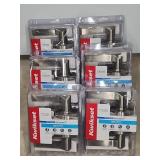 Kwikset Bed & Bath Door Lever Set, 6 Packs