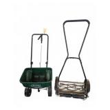 Scotts Spreader and American Reel Mower