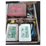 Set of Hand Tools and First Aid Kits