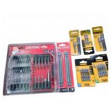 Craftsman and DeWalt Screwdriver Bit Sets
