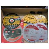 DeWalt and Craftsman Circular Saw Blades Lot