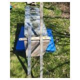 Metal Cabinet  and Carpenter Squares