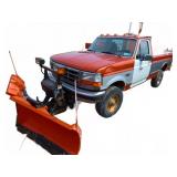 1997 Ford F-250 Pickup with Snow Plow
