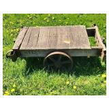 Myers Industrial Cart Wood and Metal