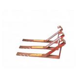 3 Steel 17' Adjustable Racks