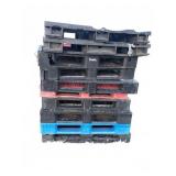 10 Assorted Plastic Pallets, As-Is