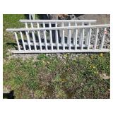 3 Wooden White Railings
