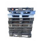 10 Assorted Plastic Pallets, As-Is