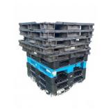 10 Assorted Plastic Pallets, As-Is
