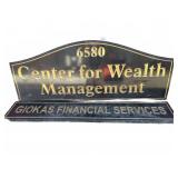 Double Sided Financial Services Signs