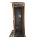 Wood and Metal Telephone Booth 29x30x83