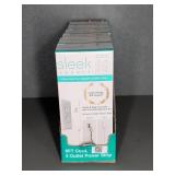 Sleek Socket 8ft 3-Outlet Power Strip Lot