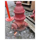 Mathews Manufacturing Red Fire Hydrant