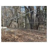 12ï¿½x12ï¿½x93ï¿½ Metal Tent Frame with Canvas Top