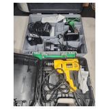 DeWalt Drill and Hitachi Driver Set