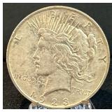 1923-D Peace Silver Dollar Coin
