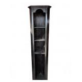 Wood Corner Shelf Unit, 76 Inches Tall