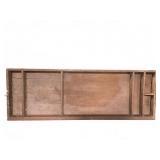 Wood Drawer Organizer 31x2x11