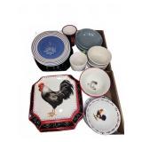 Ceramic and Glass Dinnerware Set