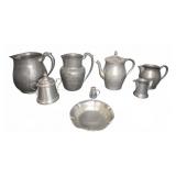 Pewter Serving Ware Lot