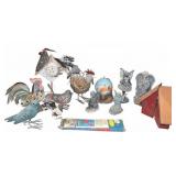 Bird and Angel Garden Decor Lot