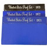 1971-1973 United States Proof Sets