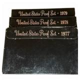 United States Proof Sets: 1977, 1978, 1979