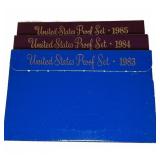 1983ï¿½1984-1985 United States Proof Sets