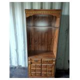 Wood Laminate Two-Shelf Cabinet
