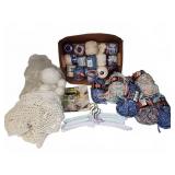 Yarn and Crochet Supplies Lot