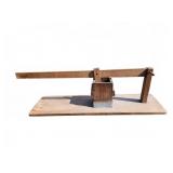 Wood and Metal Fruit Press