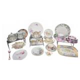 Porcelain Floral Tableware Collection