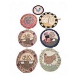 7 Handmade Hooked and Braided Mats