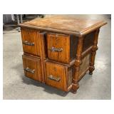 Wood Sewing Machine Drawer Cabinet