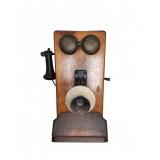 Western Electric Wooden Wall Telephone
