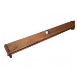 Wooden Quilt Rack w/ Heart Cutout, 70.5" L