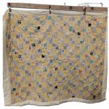 Patchwork Cotton Quilt 79" x 87"