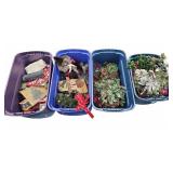 Holiday Decor in Storage Totes