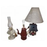 Table Lamp Lot, 3 Pieces