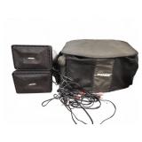 Bose Roommate II Speakers with Bag and Cables