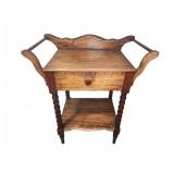Wooden Side Table with Drawer